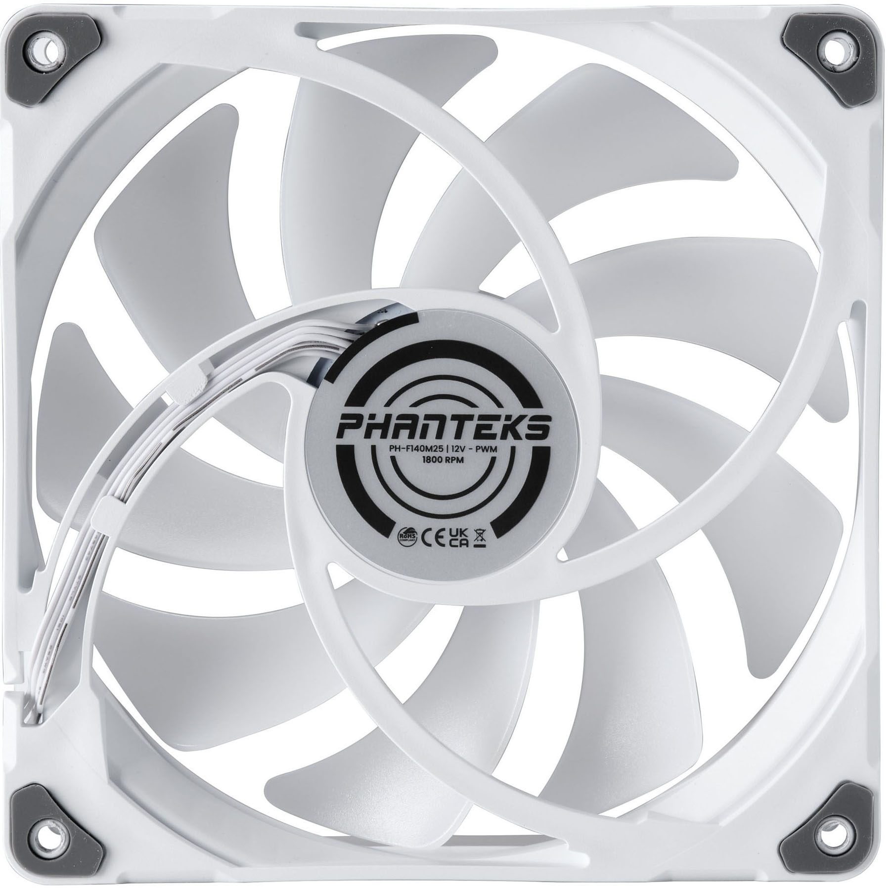 Picture of Picture of Ventilador Phanteks M25 PWM D-RGB Blanca- 140mm