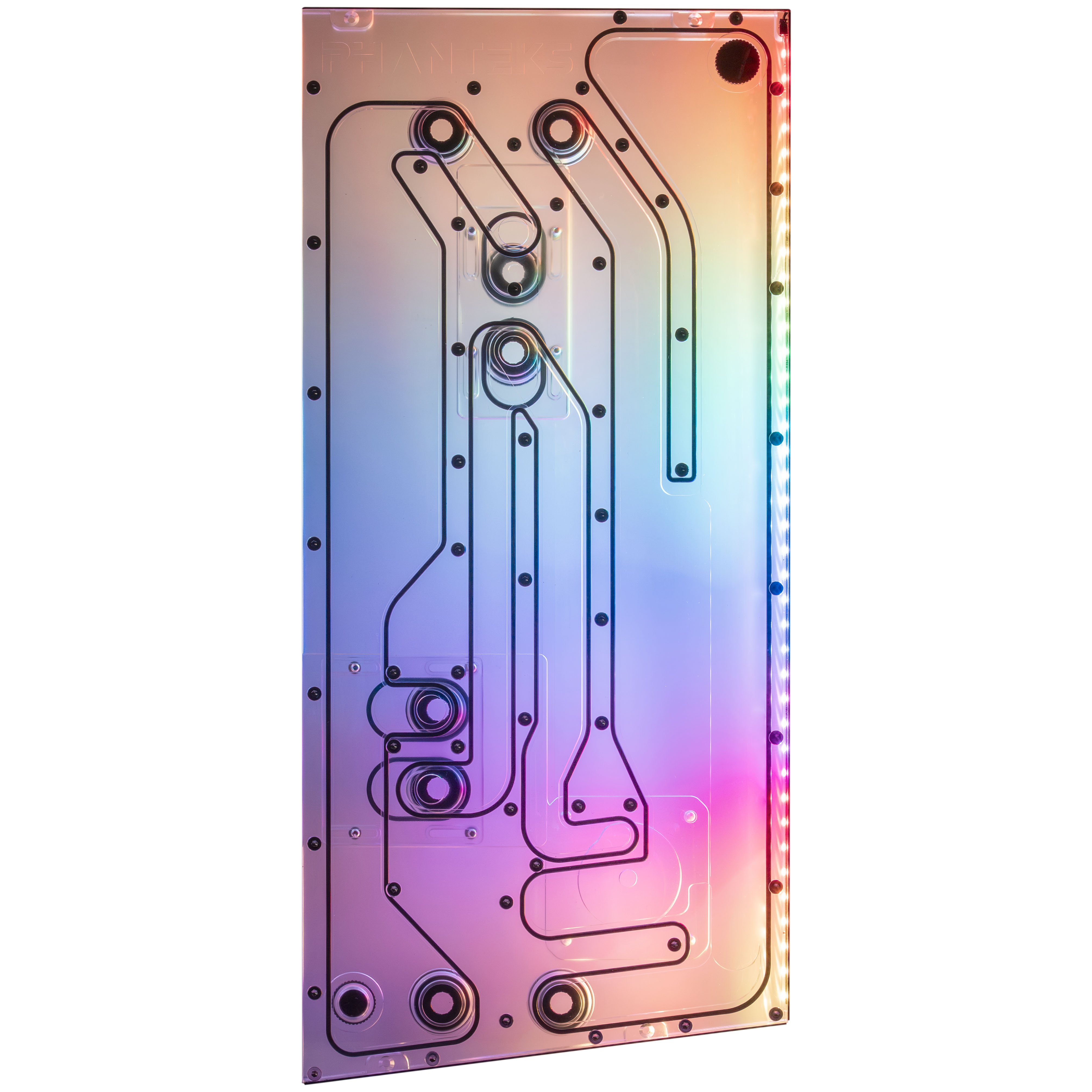 Picture of Picture of Phanteks Glacier EZ-Fit DIS-NV5 Distro Plate 16mm EZ-Fit Negro para Phanteks NV5