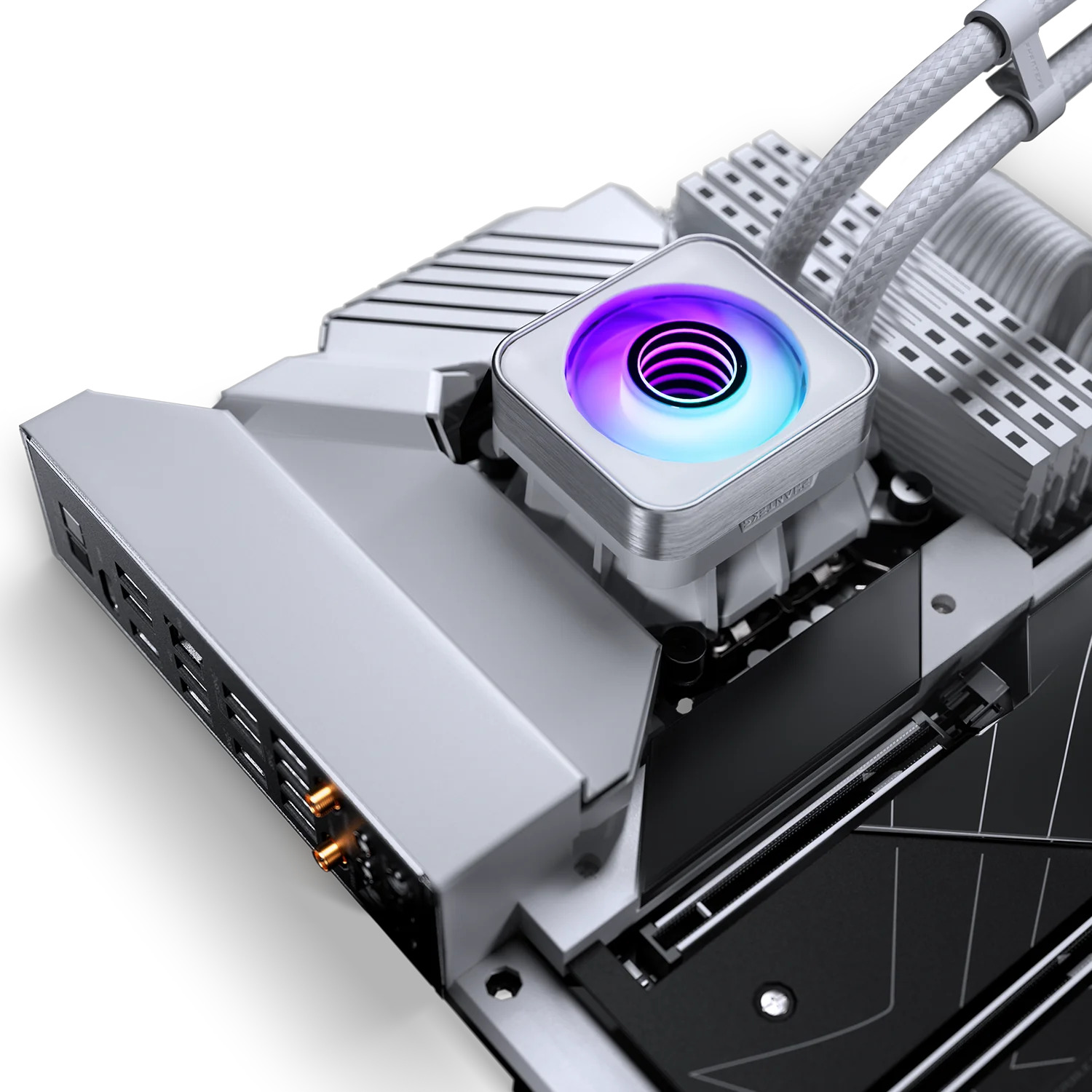 Phanteks - Water Cooler CPU Phanteks Glacier One 360D30 DRGB X2 Blanco - 360mm