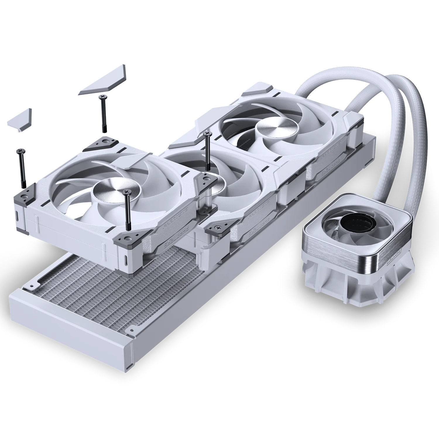 Phanteks - Water Cooler CPU Phanteks Glacier One 360D30 DRGB X2 Blanco - 360mm