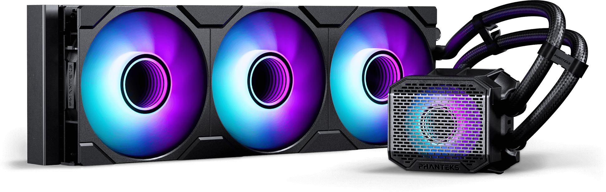 Picture of Picture of Refrigeración Líquida CPU AIO Phanteks Glacier One 360M25 Gen2 DRGB Negro