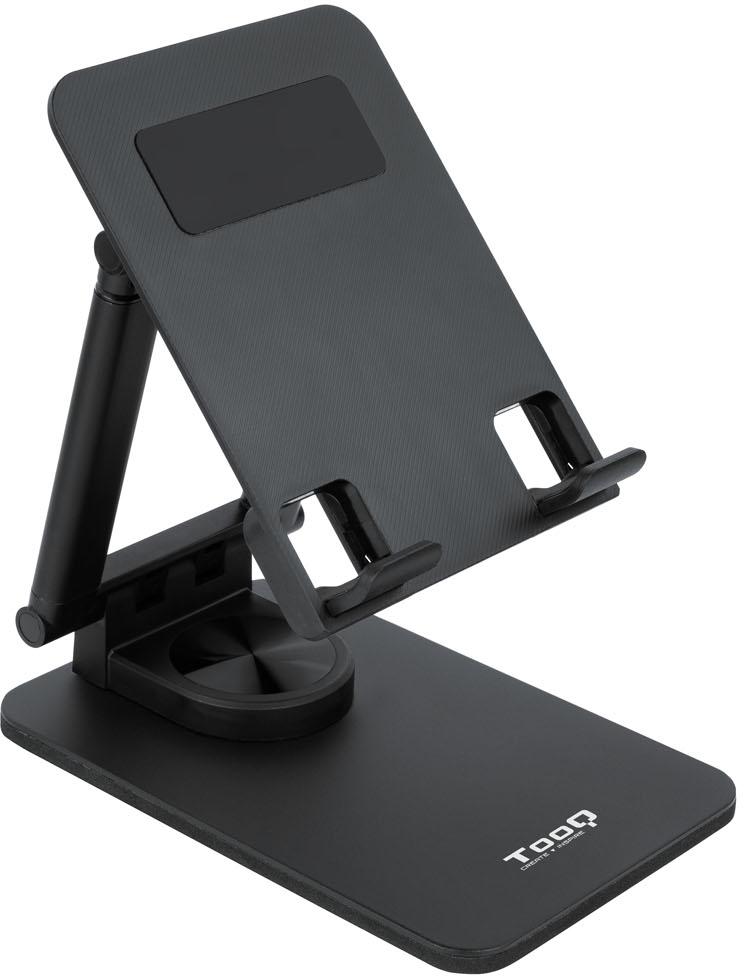Tooq - Soporte Mesa Tooq Giratório Ajustable p/ Tablet Max. 13" Negro
