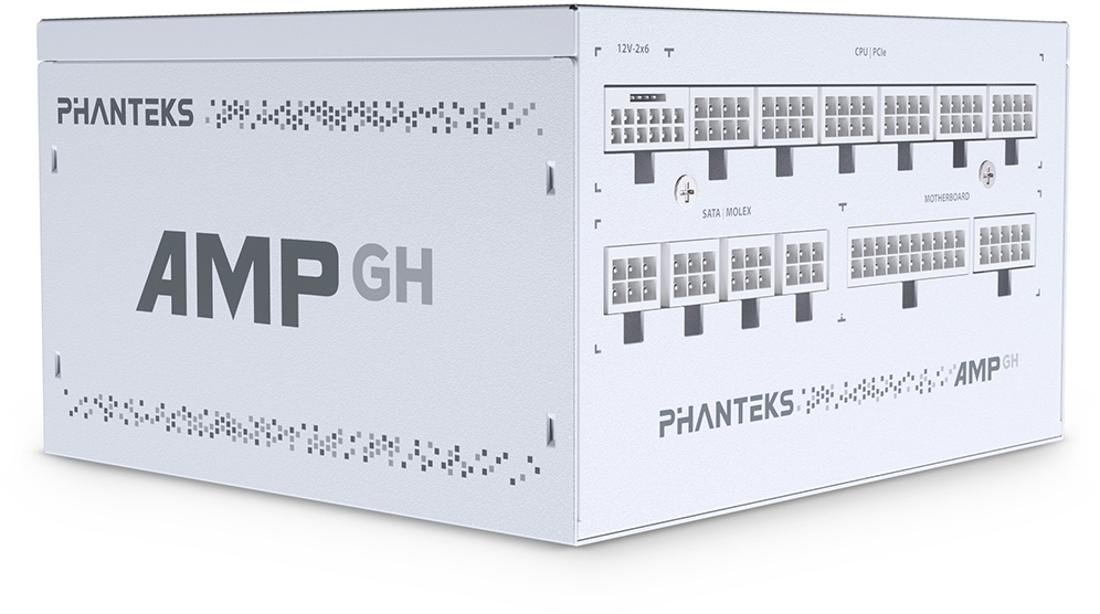 Picture of Picture of Fuente Modular Phanteks AMP GH PCIe 5.0 1000W 80+ Platinum Blanca