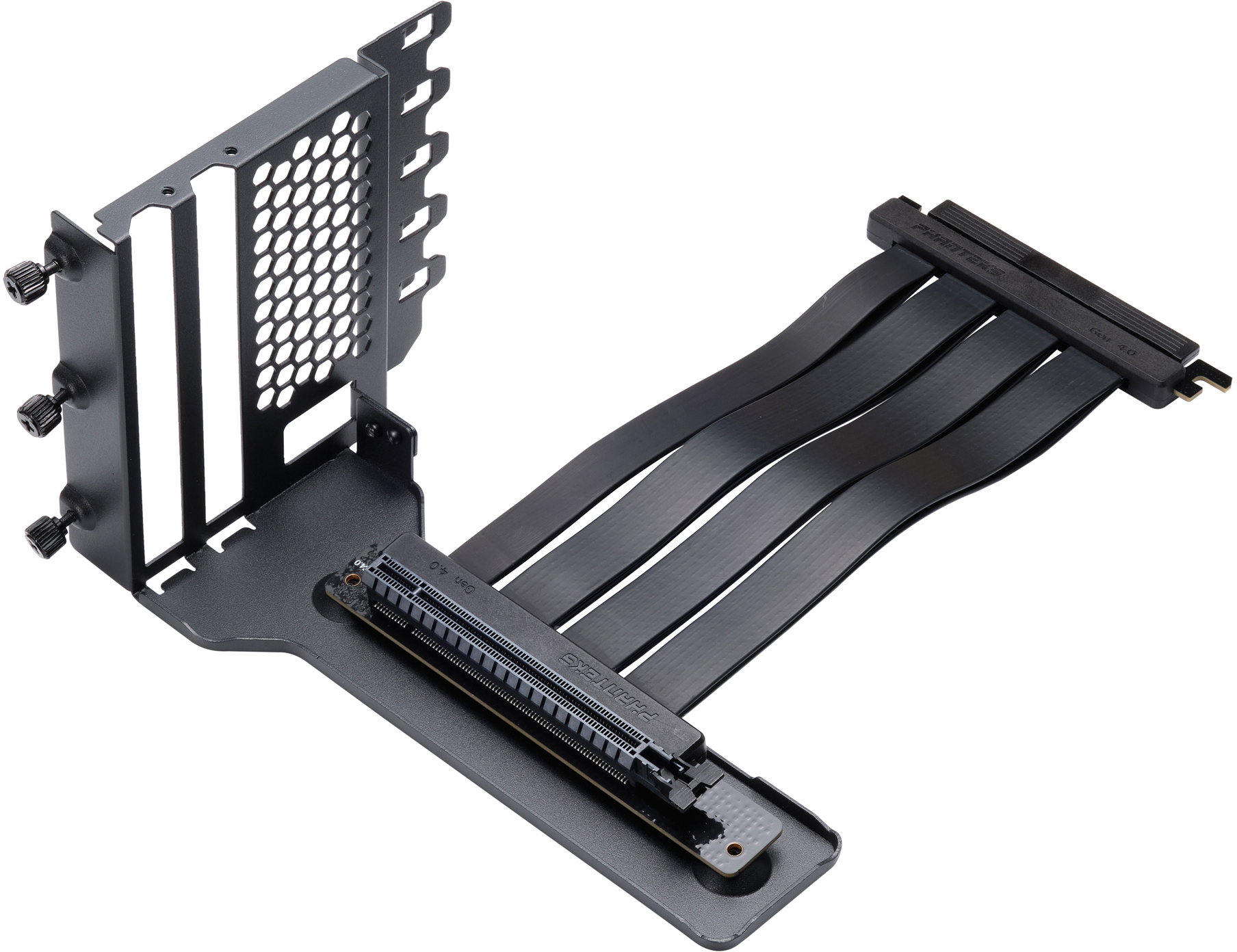 Picture of Picture of GPU Bracket Phanteks+Cable PCI-E 4.0x16 Tira Riser 22cm Negro
