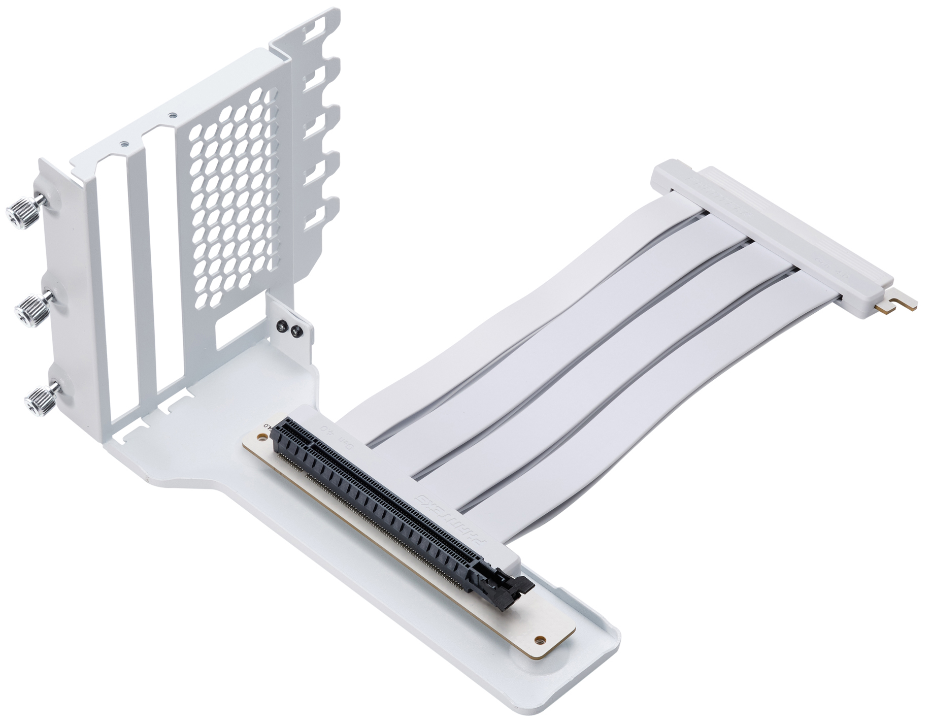 Picture of Picture of GPU Bracket Phanteks+Cable PCI-E 4.0x16 Tira Riser 22cm Blanco