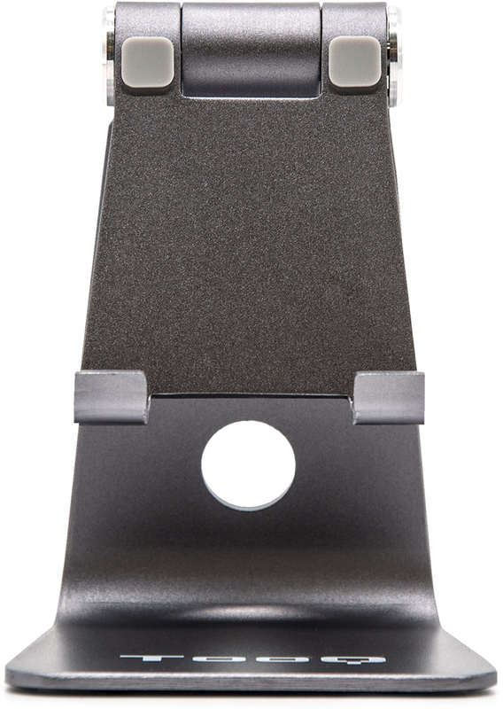 Tooq - Soporte Mesa Tooq Ajustable para Smartphone/Tablet Plata