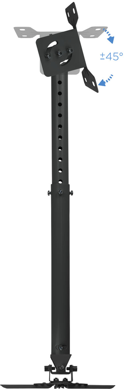Tooq - Soporte de Techo Tooq para Proyectores Tilt GiRatónrio e Extensível Max.20kg Negro