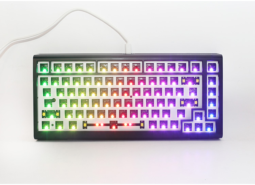 Picture of Picture of Teclado Mecânico Ducky Tinker65 75% RGB Black MX Blue (ES)