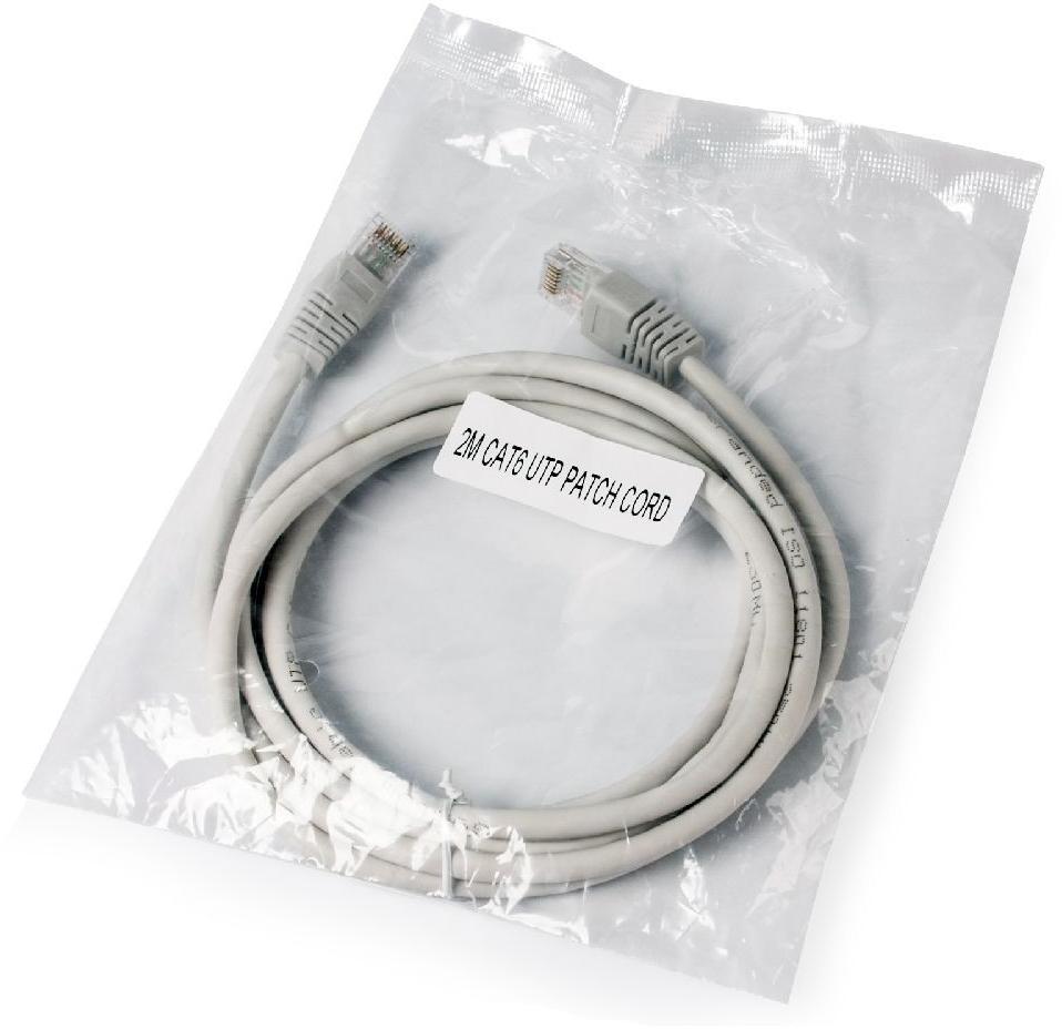 gembird - Cable de Red Gembird PP6U-2M UTP Cat6 2m Gris