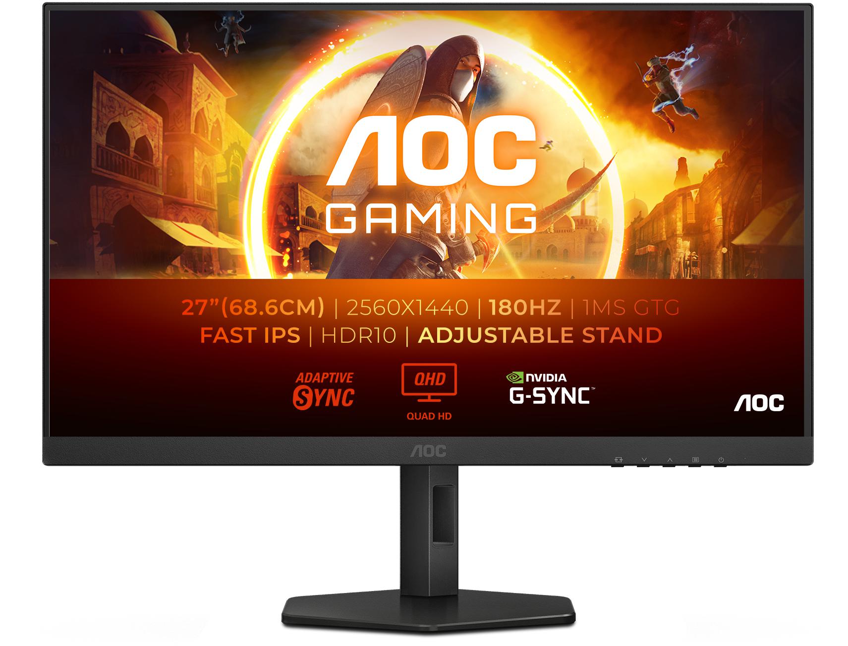 Picture of Picture of Monitor AOC Gaming 27" Q27G4XF Fast IPS QHD 180Hz 0.5ms Adaptive Sync HDR10