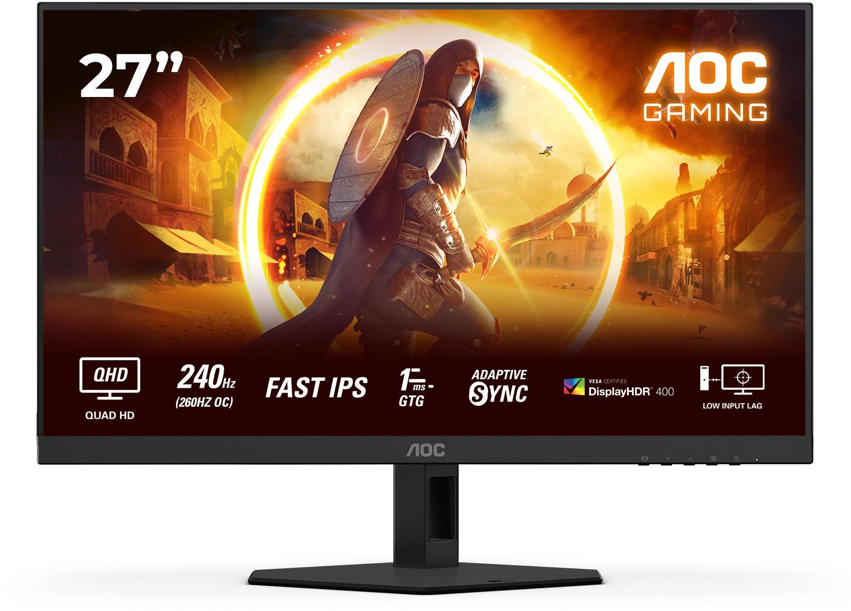 Picture of Picture of Monitor AOC Gaming 27" Q27G4ZR IPS QHD 240Hz (OC 260Hz) 1ms