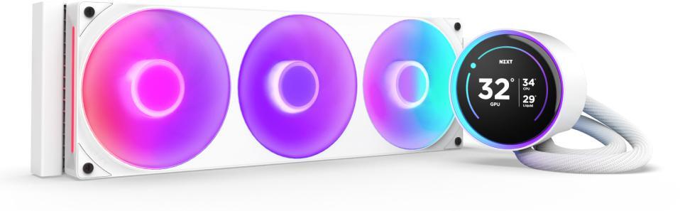 Picture of Picture of Kit de Refrigeración Líquida CPU NZXT Kraken Elite 360 (2025) RGB Blanco