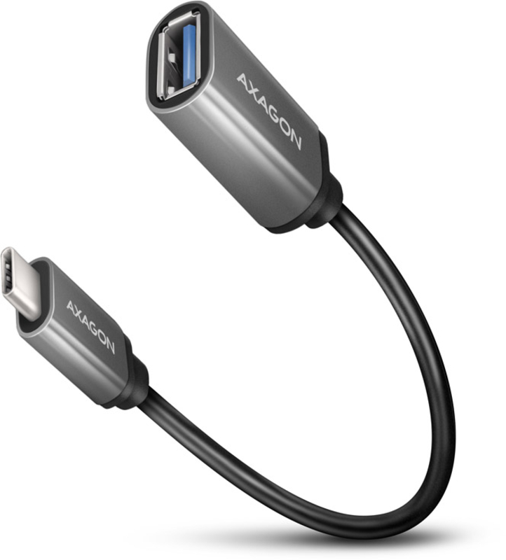Picture of Picture of Adaptador AXAGON RUCM-AFAC USB-C 3.2 M para USB-A F, Negro