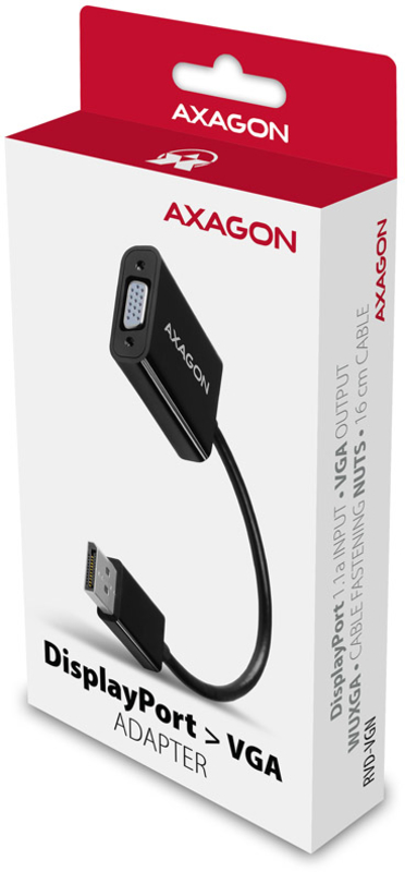 Picture of Picture of Adaptador AXAGON RVD-VGN DisplayPort para VGA