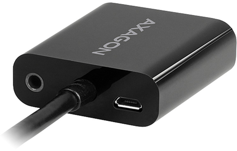 Picture of Picture of Adaptador AXAGON RVH-VGAN, HDMI para VGA, Full HD, Audio OUT