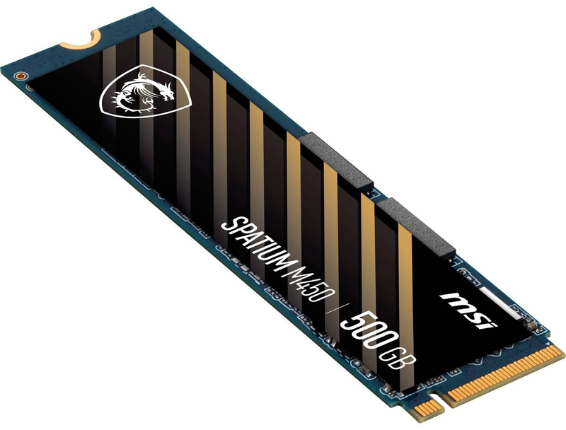 MSI - SSD MSI SPATIUM M450 500GB Gen4 M.2 NVMe (3600/2300MB/s)