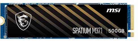 MSI - SSD MSI SPATIUM M371 500GB M.2 NVMe (2200/1150MB/s)