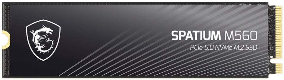 Picture of Picture of SSD MSI SPATIUM M560 1TB Gen5 M.2 NVMe (10200/8400MB/s)