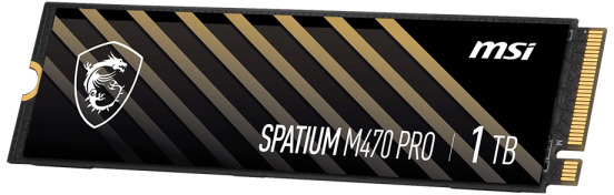 Picture of Picture of SSD MSI SPATIUM M470 PRO 1TB Gen4 M.2 NVMe (6000/4500MB/s)