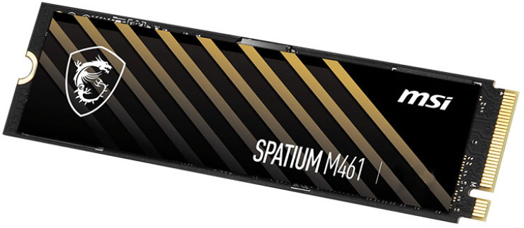 MSI - SSD MSI SPATIUM M461 1TB Gen4 M.2 NVMe (5000/3200MB/s)