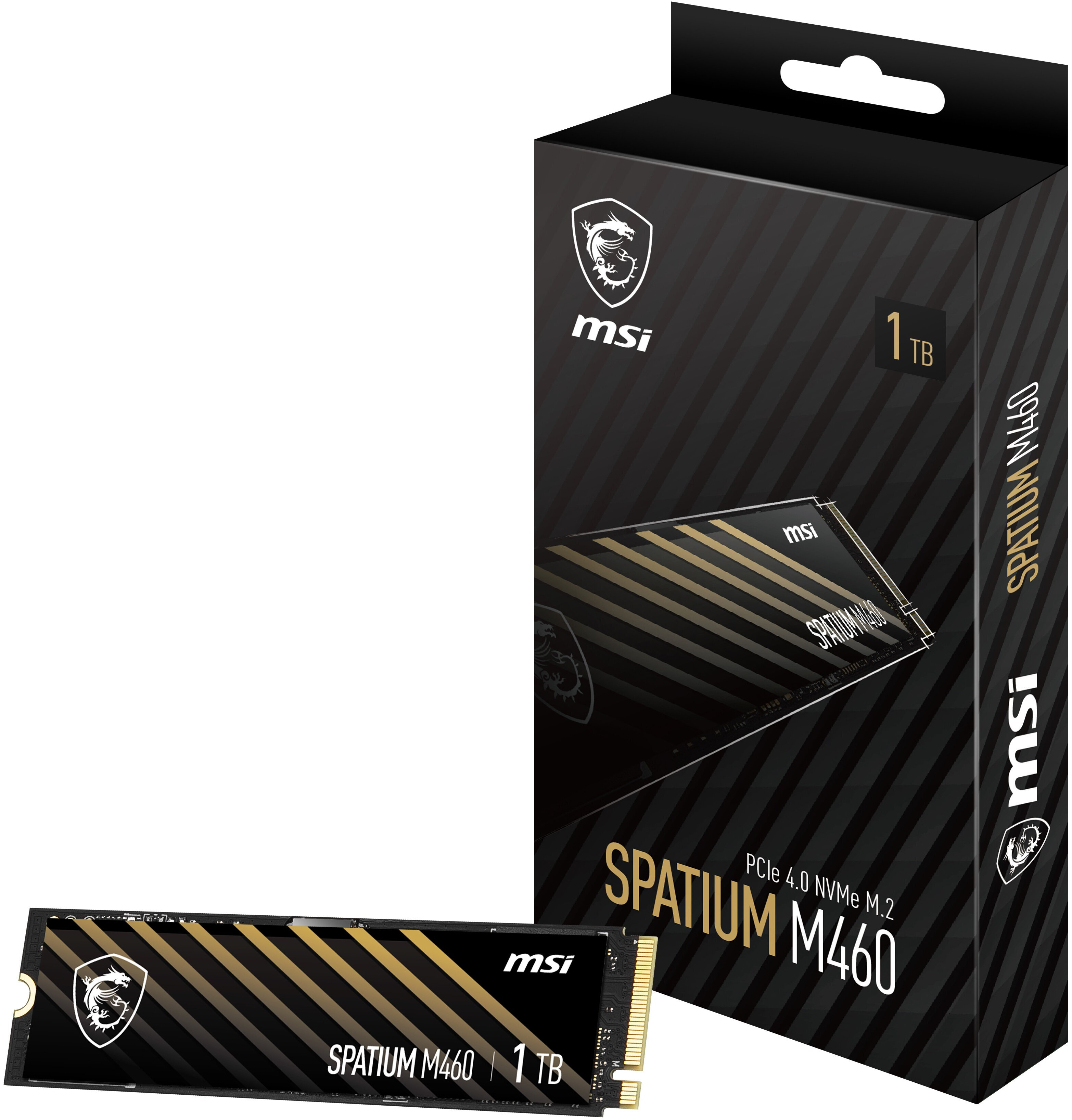 Picture of Picture of SSD MSI SPATIUM M460 1TB Gen4 M.2 NVMe (5000/4500MB/s)