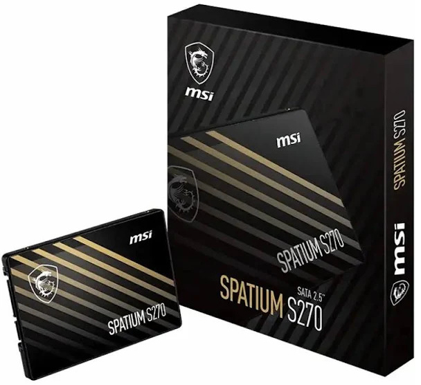 Picture of Picture of SSD MSI SPATIUM S270 240GB SATA III (500/400MB/s)
