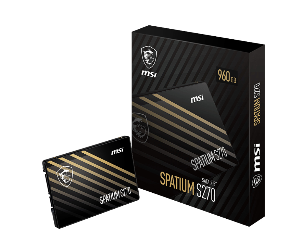 Picture of Picture of SSD MSI SPATIUM S270 960GB SATA IIII (500/450MB/s)