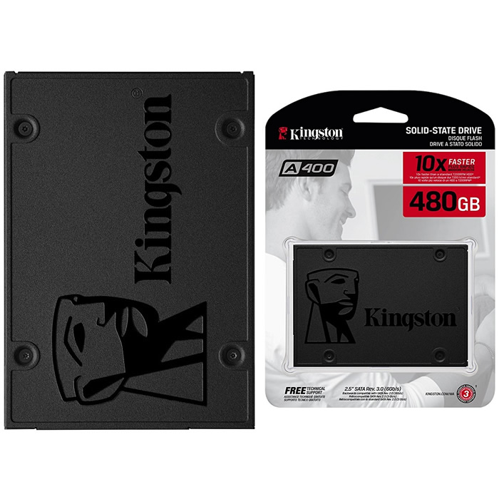 Kingston - SSD Kingston A400 480GB SATA III (500/450MB/s)