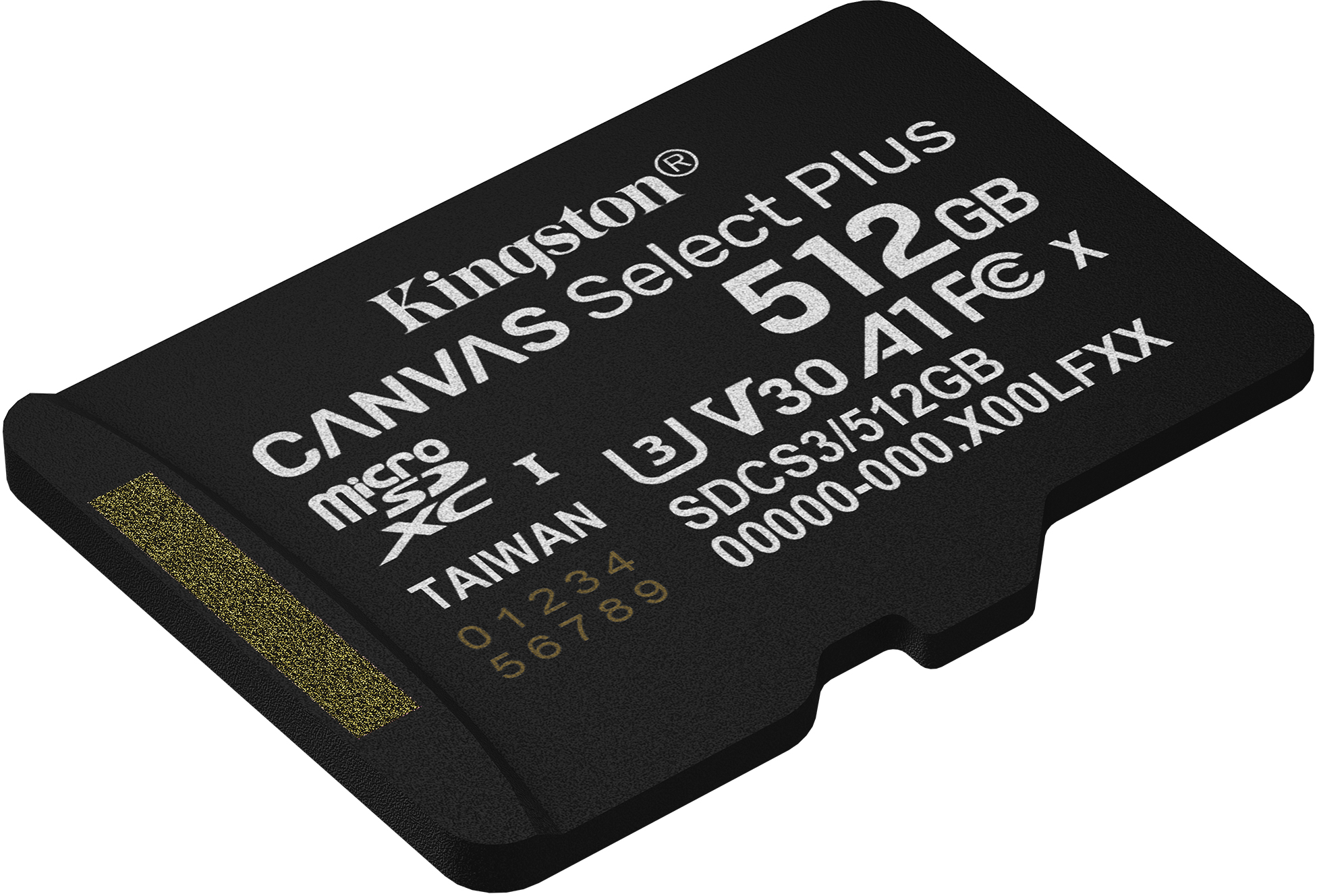 Kingston - Tarjeta de Memoria Kingston Canvas Select Plus Gen3 150MB/s MicroSDHC UHS-I A1 512GB