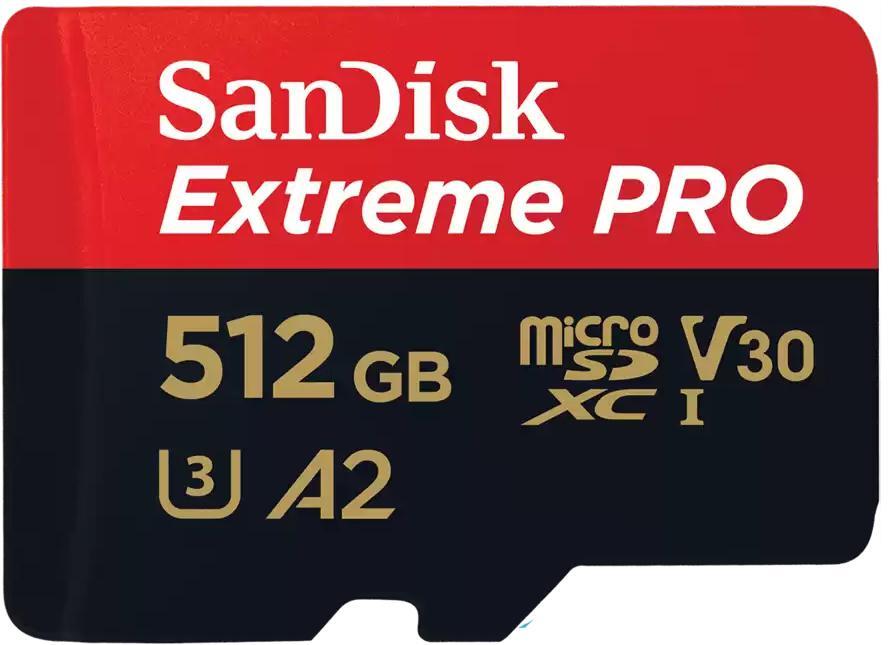 Picture of Picture of Tarjeta de Memoria SanDisk Extreme Pro MicroSDXC UHS-I C10 U3 V30 512GB