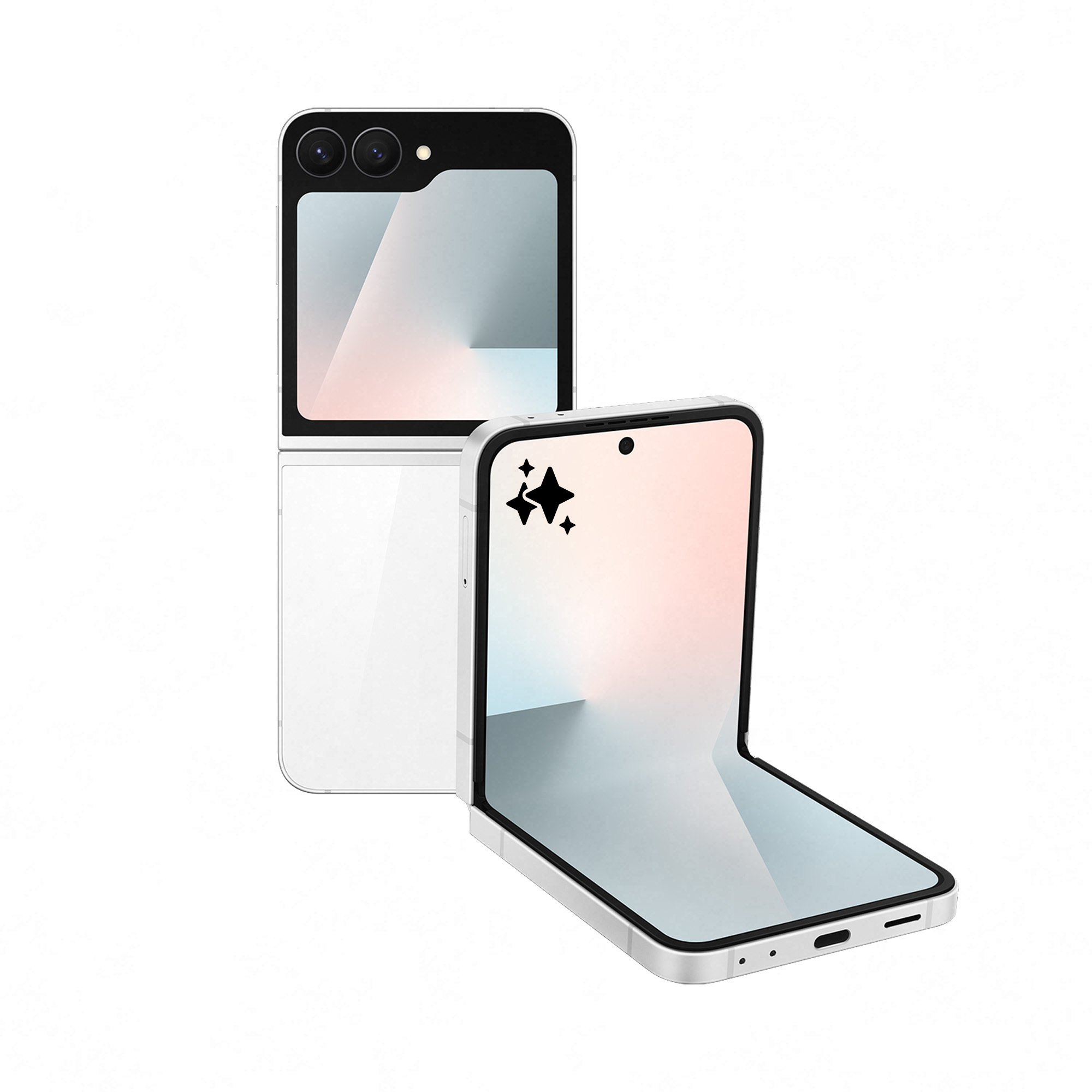 Picture of Picture of Smartphone Samsung Galaxy Z Flip 7 FE 5G 6.7" (12 /256GB) 120Hz Blanco