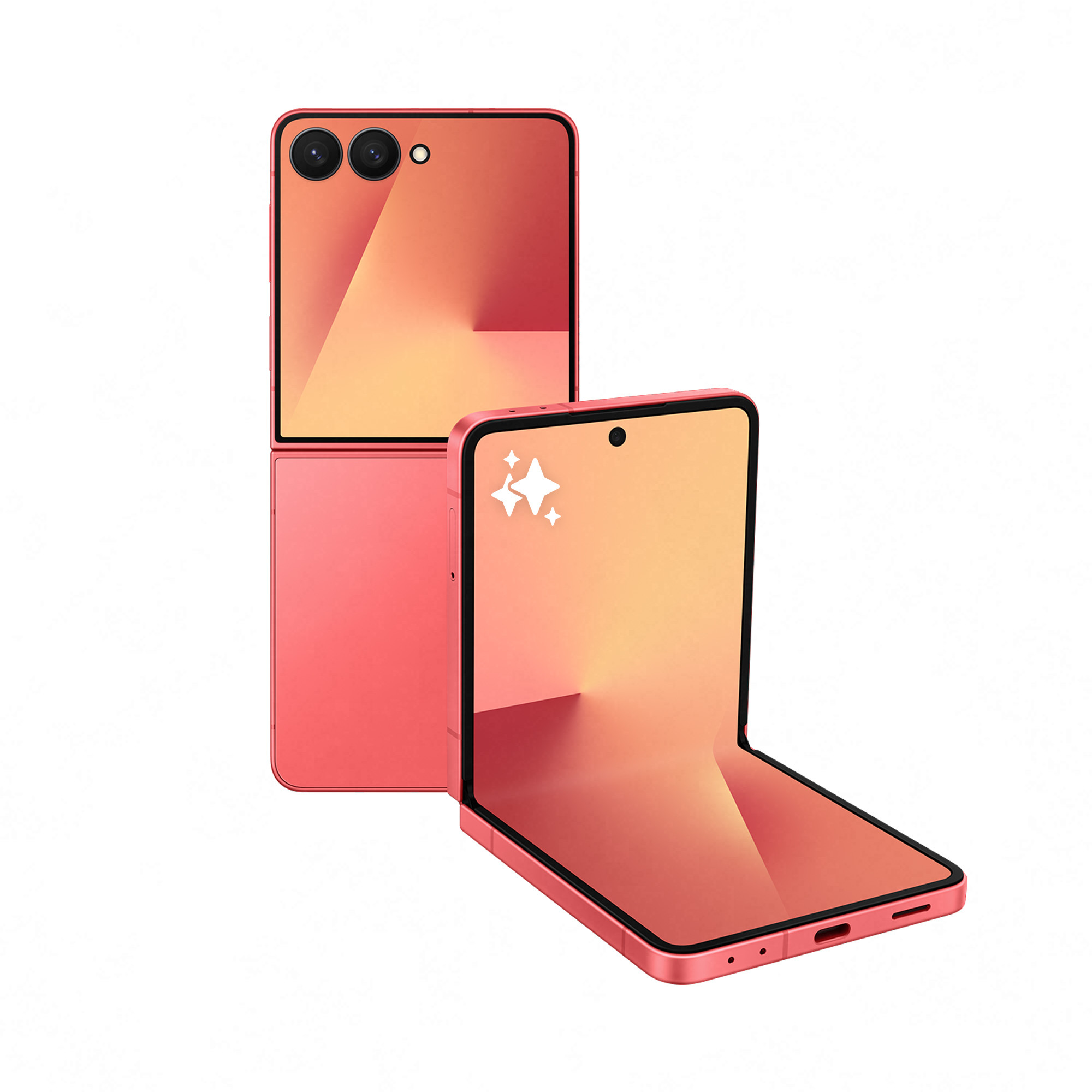 Picture of Picture of Smartphone Samsung Galaxy Z Flip 7 5G 6.9" (12 /512GB) 120Hz Rojo Coralino