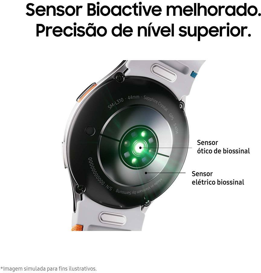 Picture of Picture of Reloj Smartwatch Samsung Galaxy Watch 7 44mm BT Plata