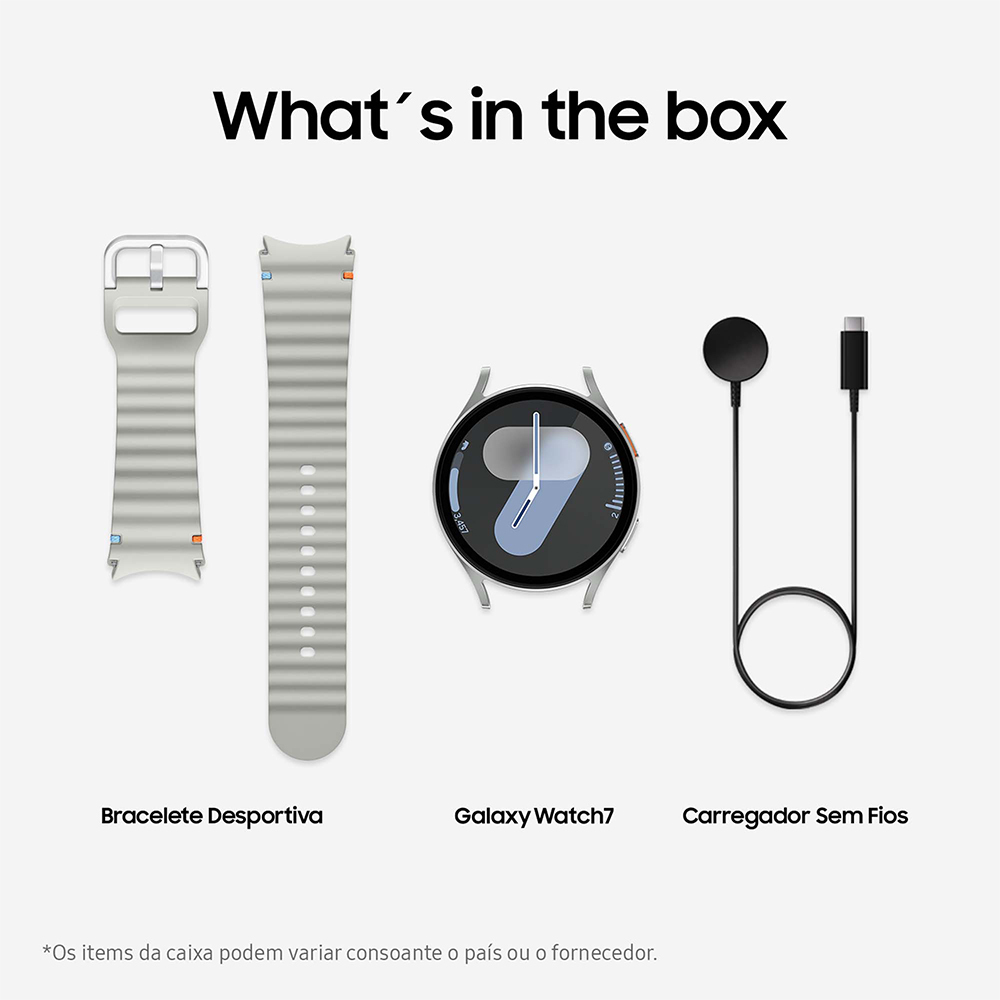 Samsung - Reloj Smartwatch Samsung Galaxy Watch 7 44mm LTE Plata