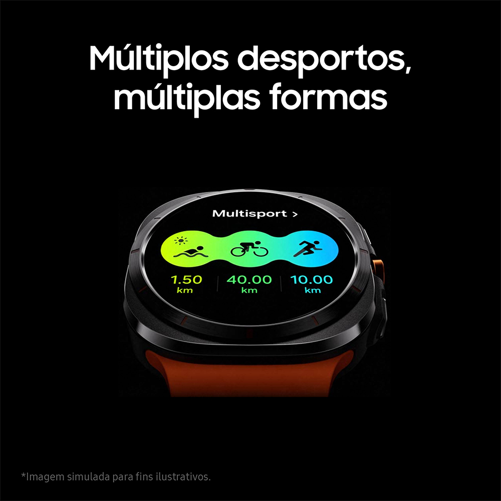 Samsung - Reloj Smartwatch Samsung Galaxy Watch Ultra 47mm LTE Blanco Titanio