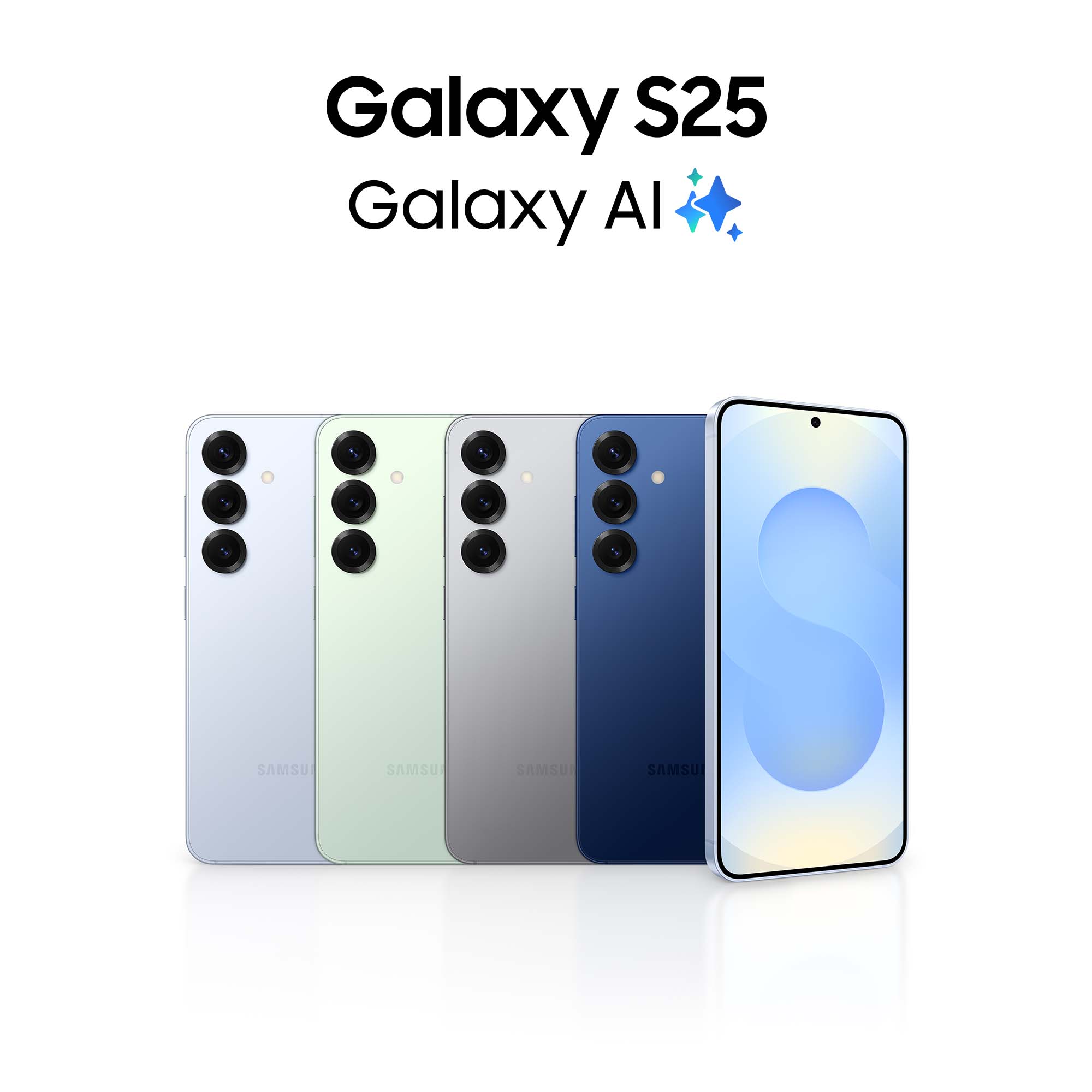 Samsung - Smartphone Samsung Galaxy S25  6.2" (12 / 256GB) 120Hz Azul Hielo