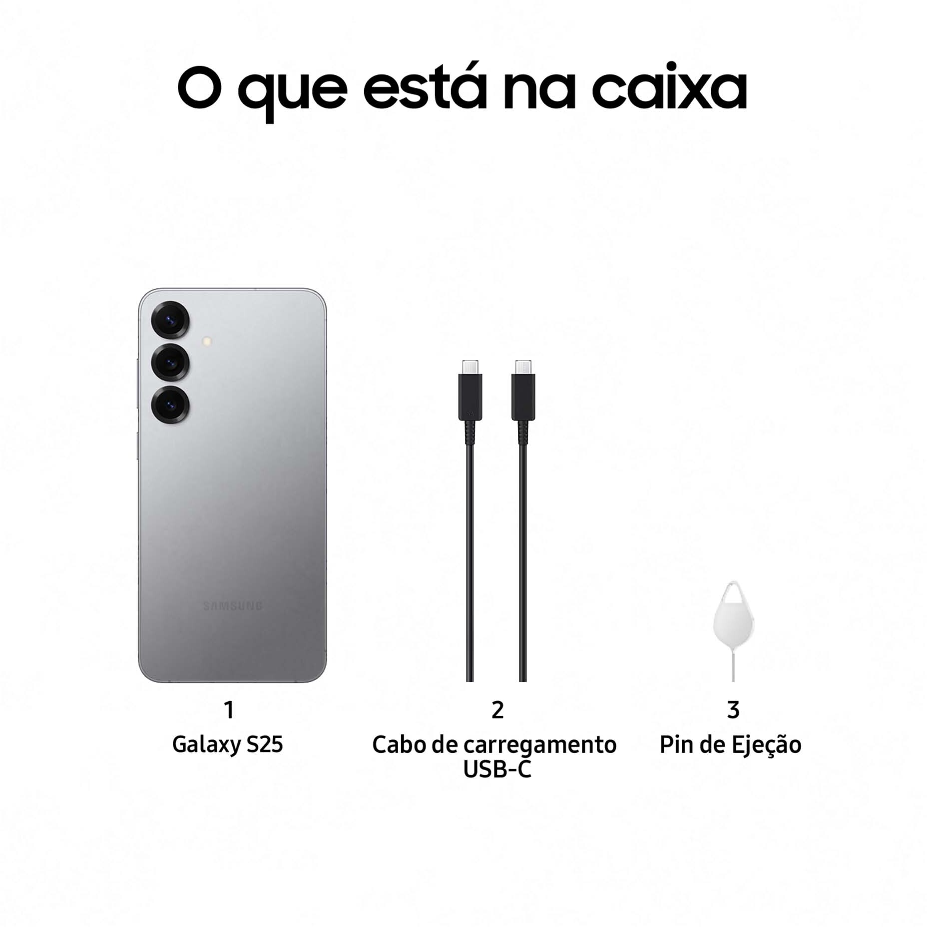 Samsung - Smartphone Samsung Galaxy S25 6.2" (12 / 256GB) 120Hz Gris