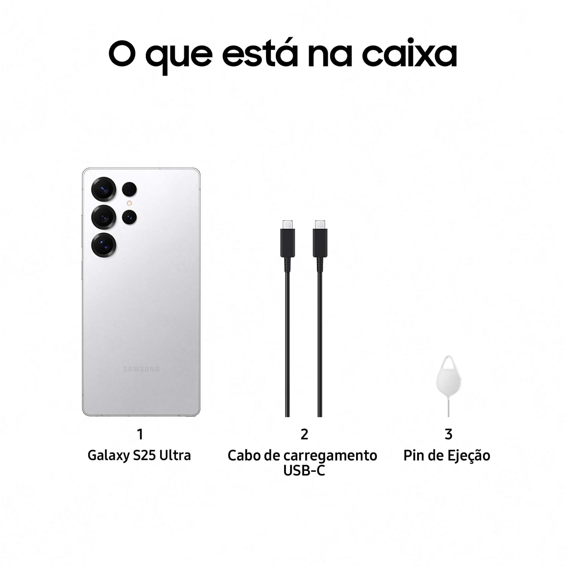 Samsung - Smartphone Samsung Galaxy S25 Ultra  6.9" (12 / 1TB) 120Hz Blanco Plateado Titânio