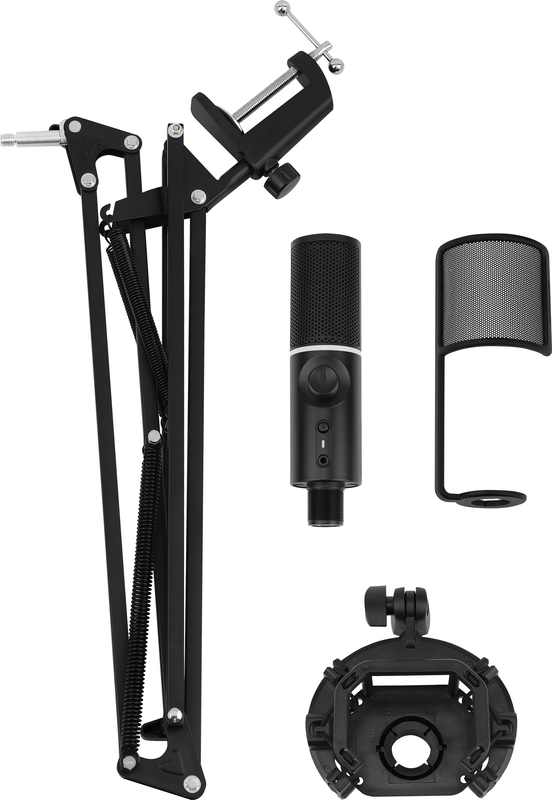 Picture of Picture of Micrófono Streamplify MIC RGB Com Brazo Incluído - Negro