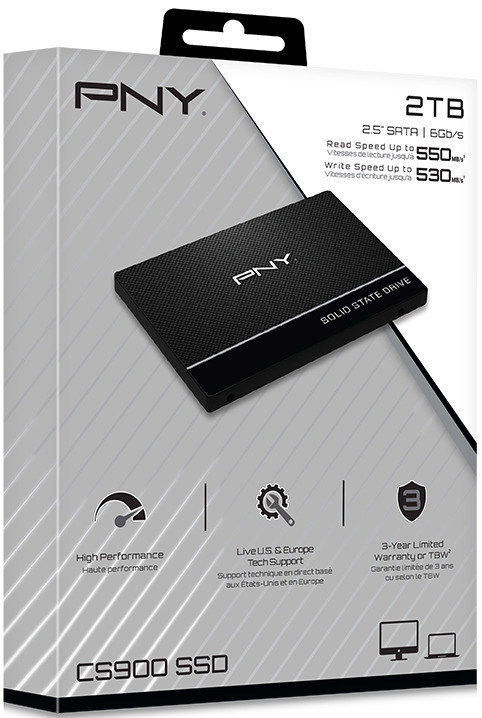 Picture of Picture of SSD PNY CS900 2TB SATA III (550/530MB/s)