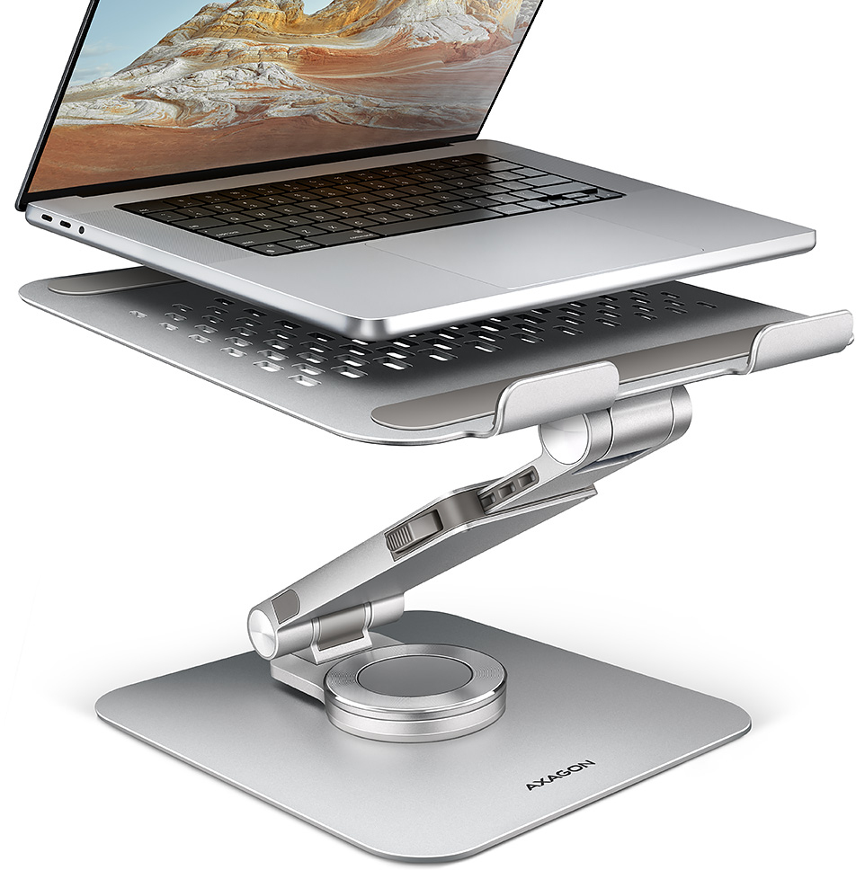 Picture of Picture of Soporte Elevatório Rotativo AXAGON STND-LR para Portátiles 10"-16"
