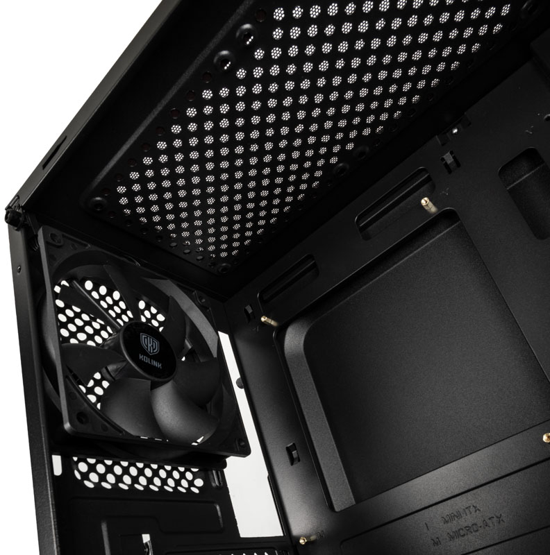 Kolink - Caja Micro-ATX Kolink Stronghold M Vidrio Templado