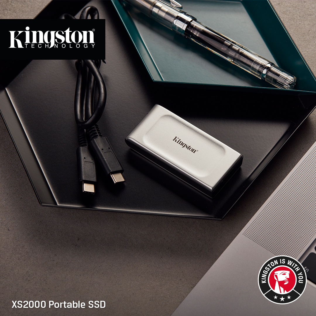 Kingston - SSD Externo Kingston XS2000 2TB USB3.2 Gen2 Gris (2000/2000MB/s)