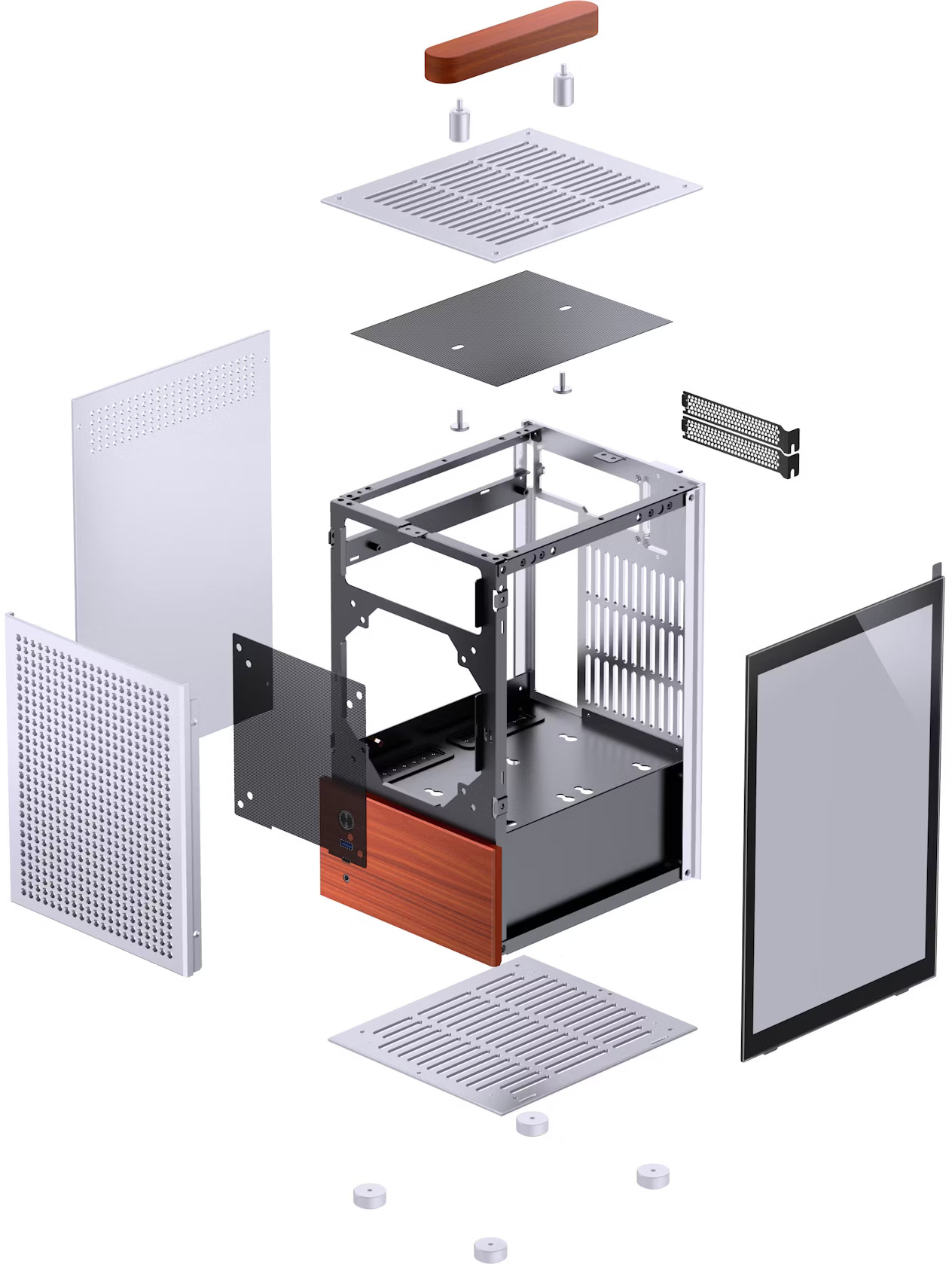 Jonsbo - Caja Mini-ITX Jonsbo T6 Gris