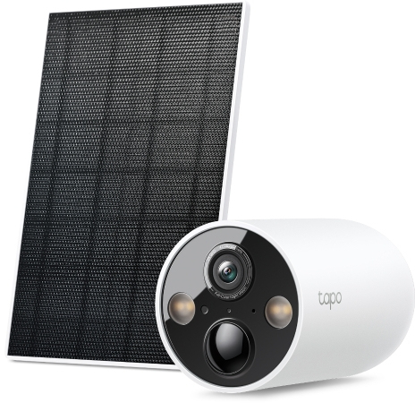 Picture of Picture of Cámara de Vigilancia TP-Link Tapo C425 KIT Solar-Powered Security Camera Kit, 1 × Tapo C425, 1 × Tapo A201