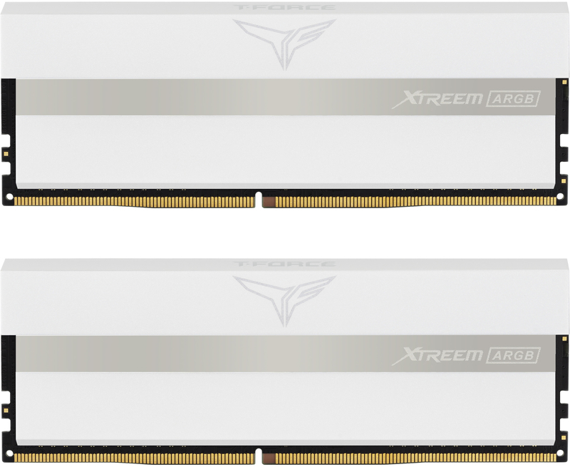 Picture of Picture of Team Group Kit 16GB (2 x 8GB) DDR4 3200MHz Xtreem ARGB White Mirror CL16