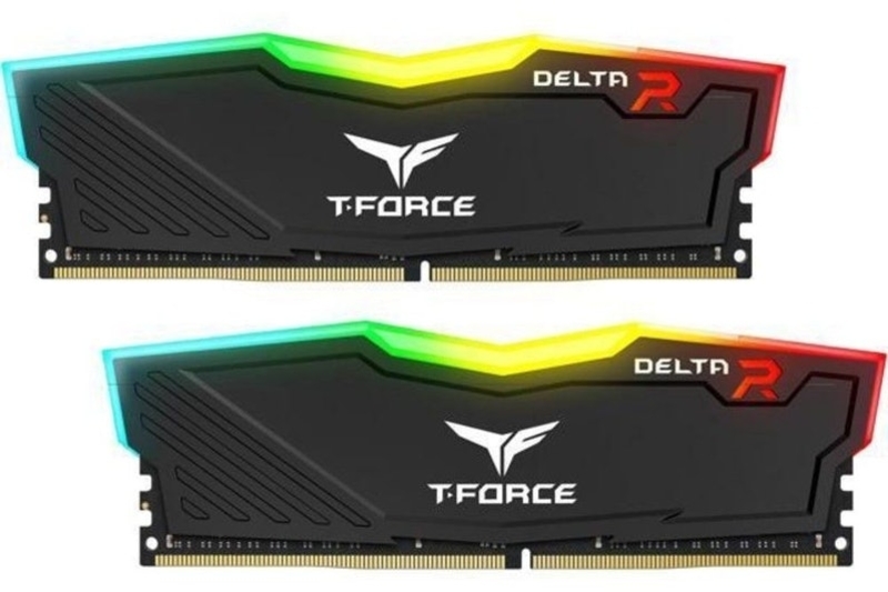 Picture of Picture of Team Group Kit 32GB (2 x 16GB) DDR4 3200MHz Delta RGB Negro  CL16