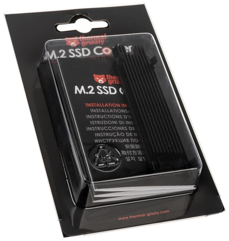 Thermal Grizzly - Ventilador Discos Thermal Grizzly M.2 Negro