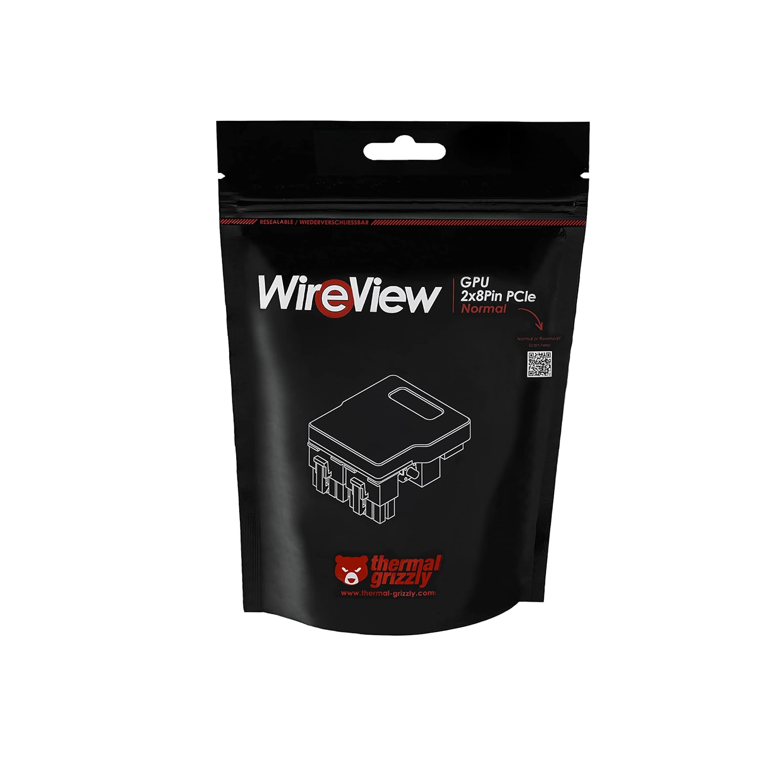 Thermal Grizzly - Thermal Grizzly WireView GPU 2x 8-Pin PCIe - Normal