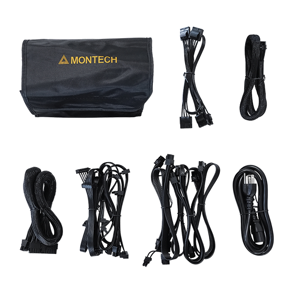 Montech - Fuente Modular Montech Titan 1200W 80 Plus Gold PCIE5 (Cybenetics Gold)